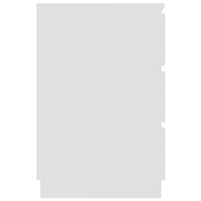 Schrijftafel 140x50x77 cm bewerkt hout wit