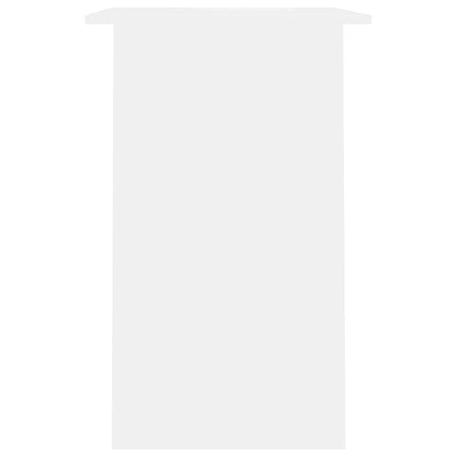 Bureau 90x50x74 cm bewerkt hout wit