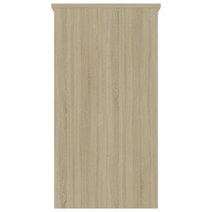 Desk 80x40x75 cm processed wood sonoma oak color