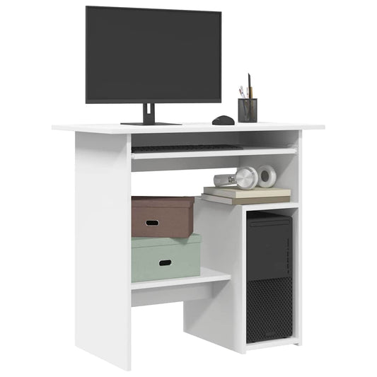 Desk 80x45x74 cm chipboard white