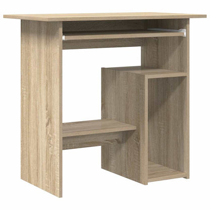 Bureau 80x45x74 cm bewerkt hout sonoma eikenkleurig
