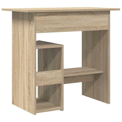 Bureau 80x45x74 cm bewerkt hout sonoma eikenkleurig