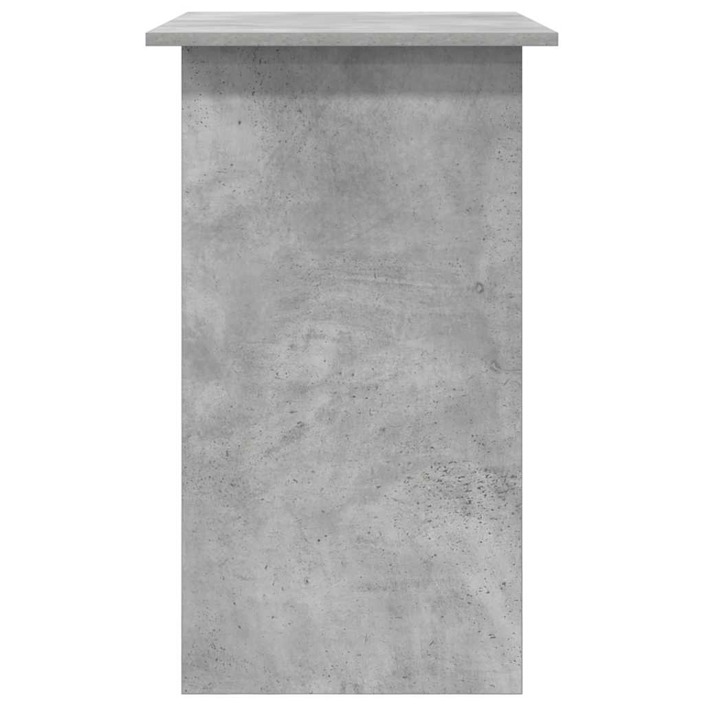 Desk 80x45x74 cm chipboard concrete gray