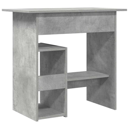 Desk 80x45x74 cm chipboard concrete gray