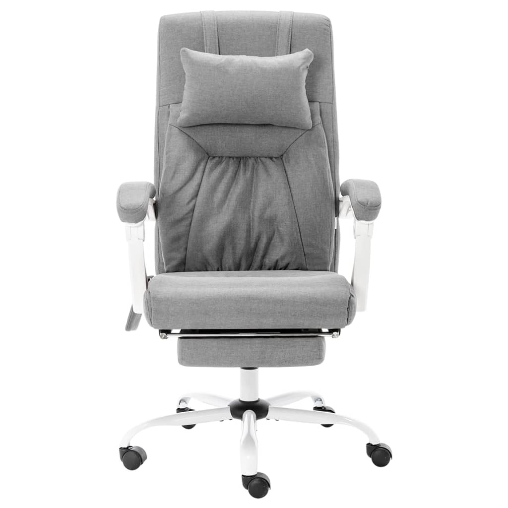 Office massage chair fabric gray
