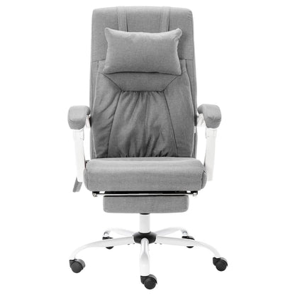 Office massage chair fabric gray