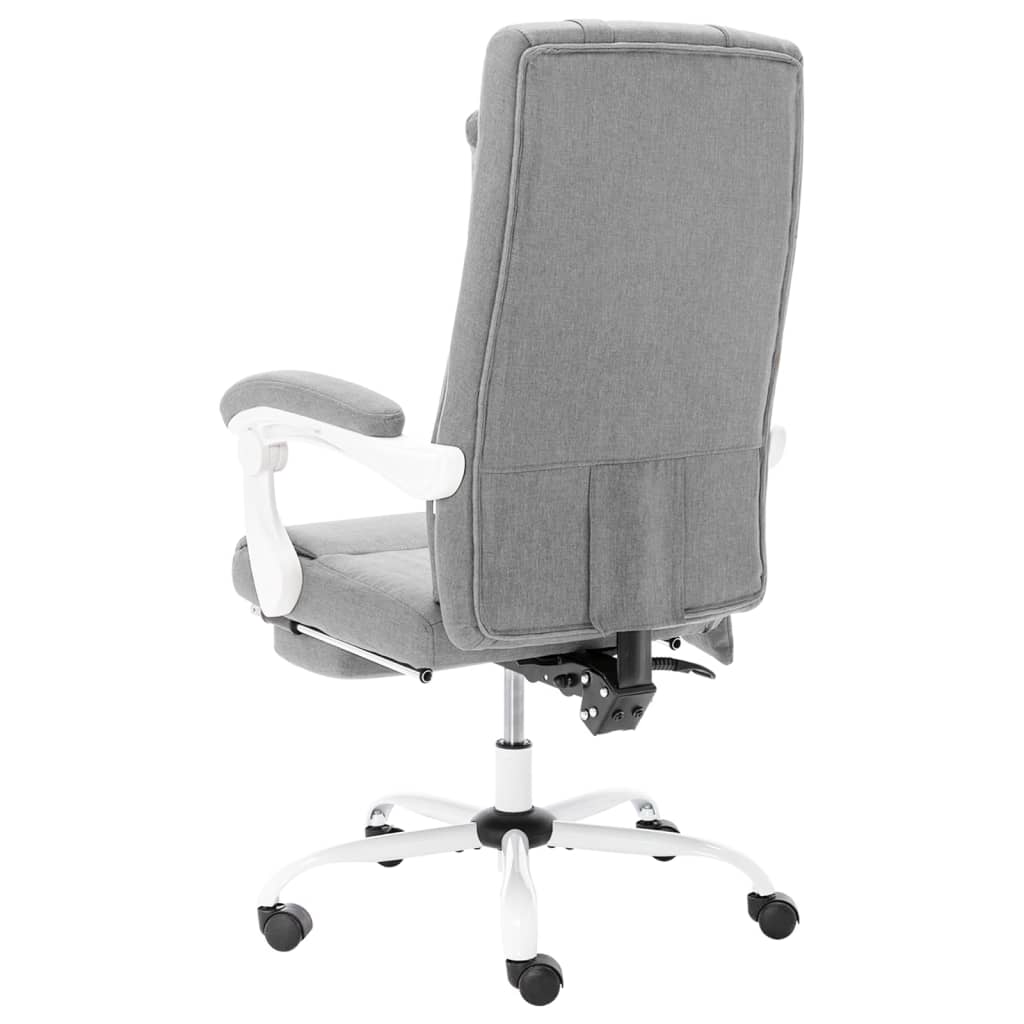 Office massage chair fabric gray