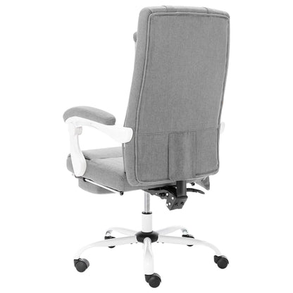 Office massage chair fabric gray