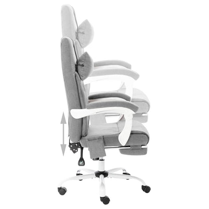 Office massage chair fabric gray
