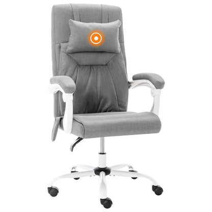 Office massage chair fabric gray