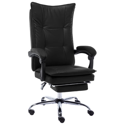Office chair artificial leather black