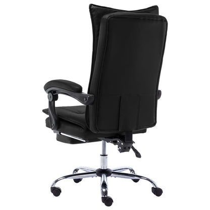 Office chair artificial leather black