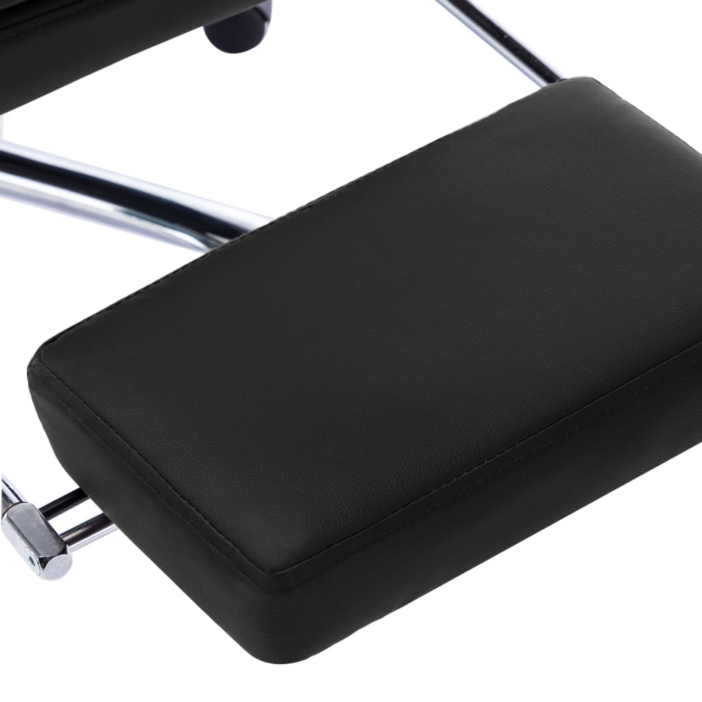 Office chair artificial leather black