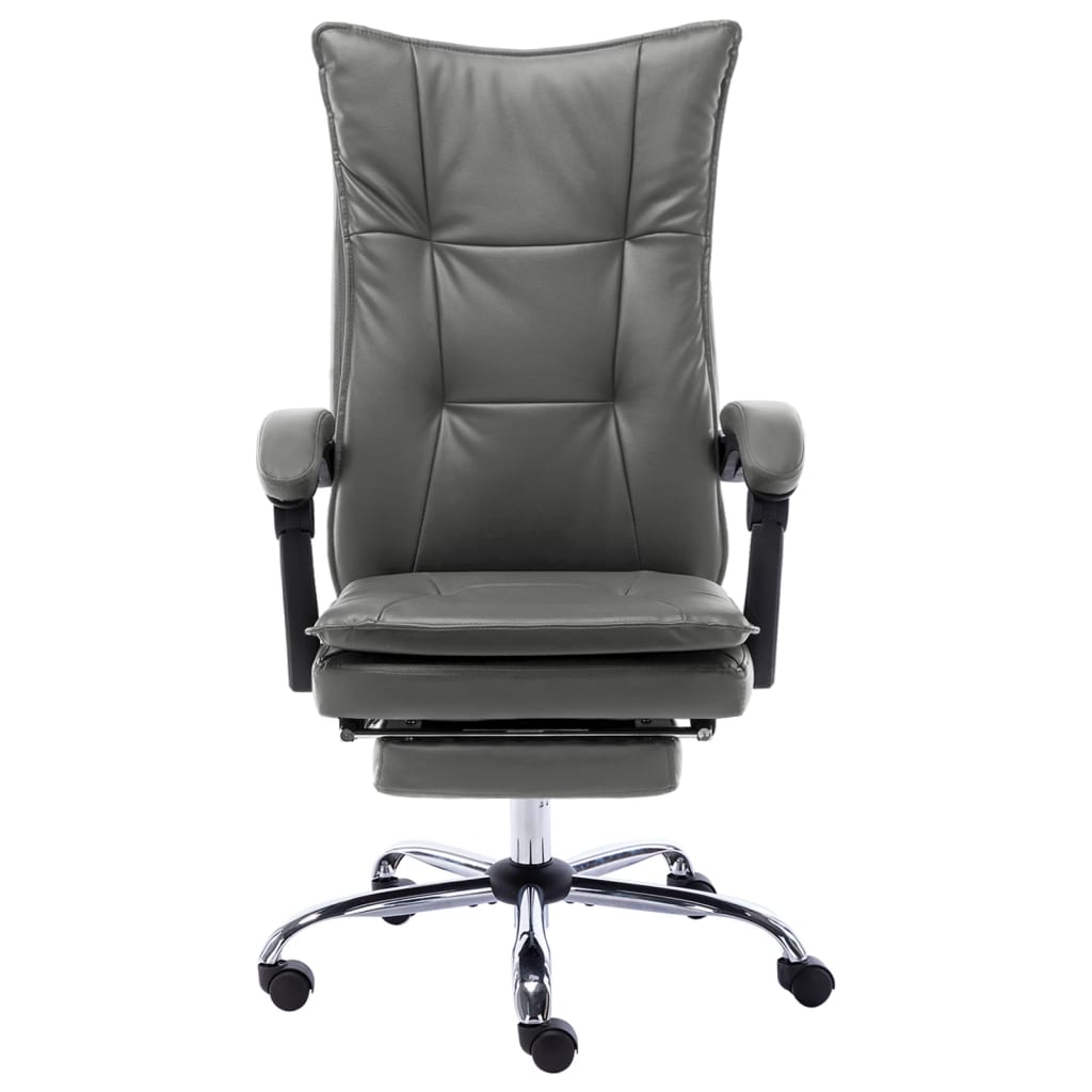 Office chair artificial leather anthracite