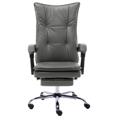Office chair artificial leather anthracite