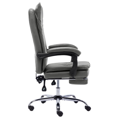 Office chair artificial leather anthracite