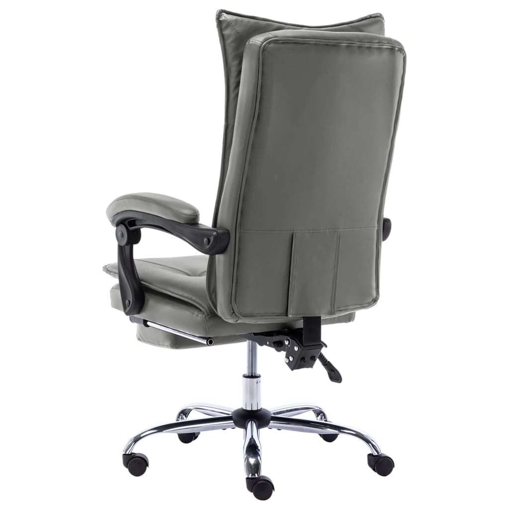 Office chair artificial leather anthracite