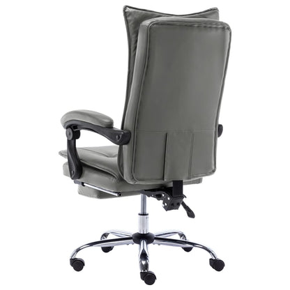 Office chair artificial leather anthracite