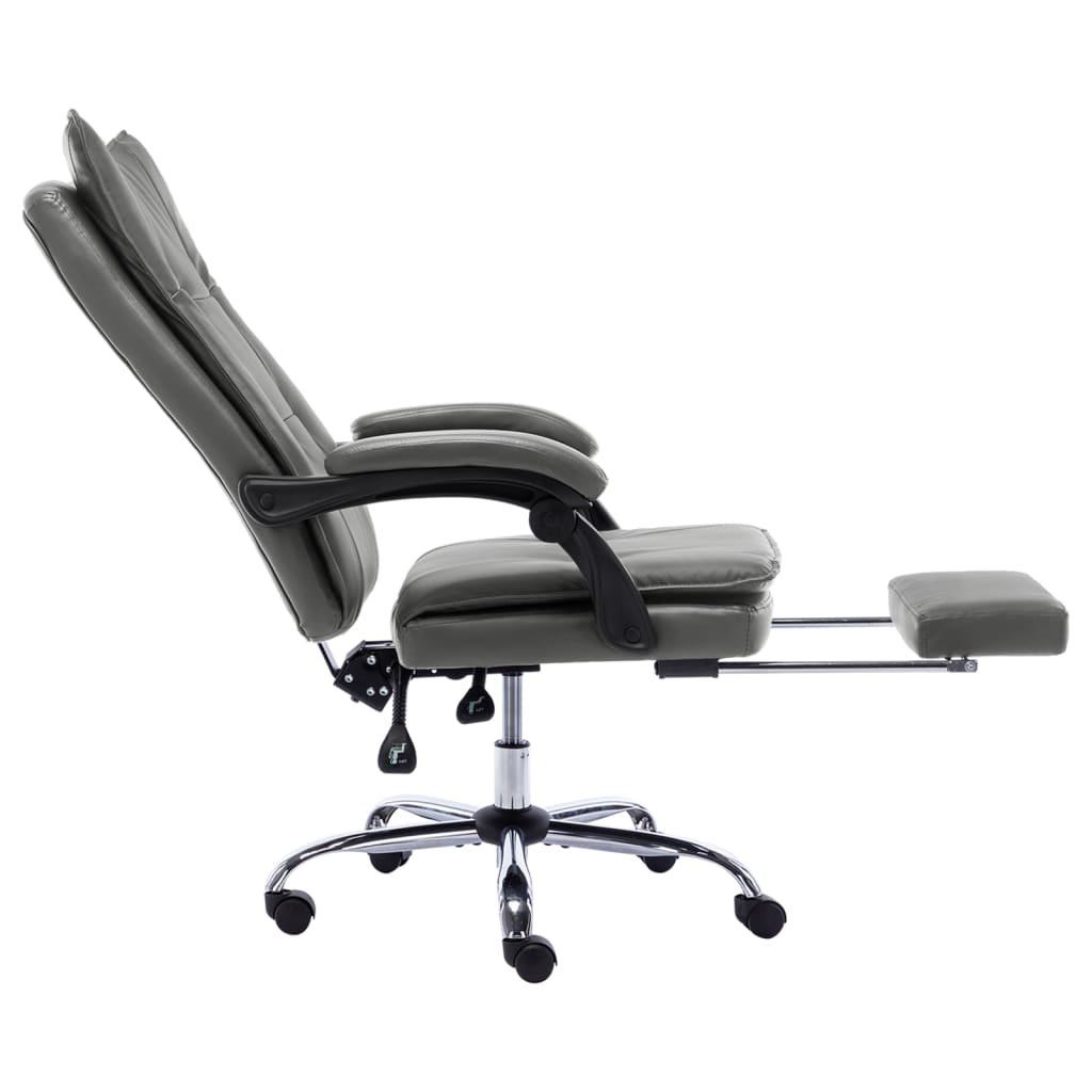 Office chair artificial leather anthracite