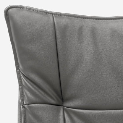 Office chair artificial leather anthracite