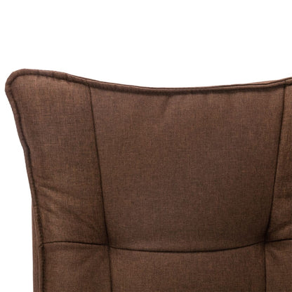 Kantoorstoel stof bruin