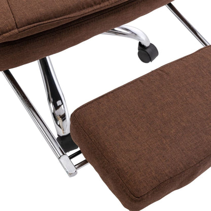 Kantoorstoel stof bruin