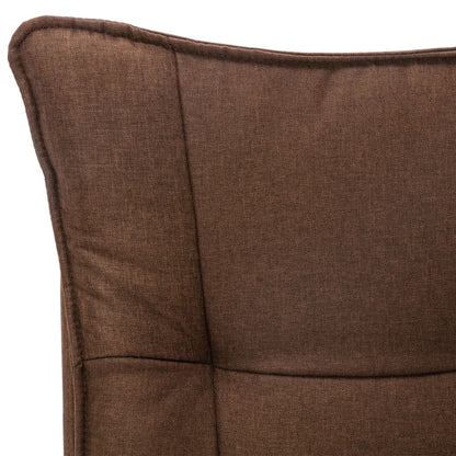 Kantoorstoel stof bruin