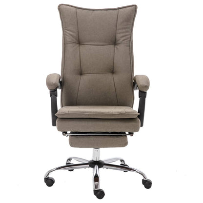 Kantoormassagestoel stof taupe