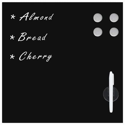 Magnetic board for the wall 60x60 cm glass