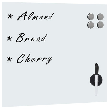 Magnetic board for the wall 40x40 cm glass