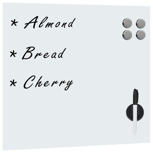 Magnetic board for the wall 40x40 cm glass