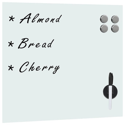 Magnetic board for the wall 50x50 cm glass