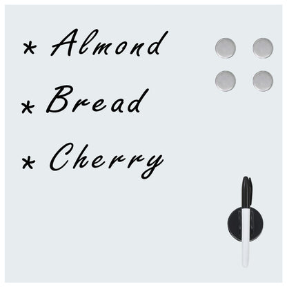 Magnetic board for the wall 50x50 cm glass