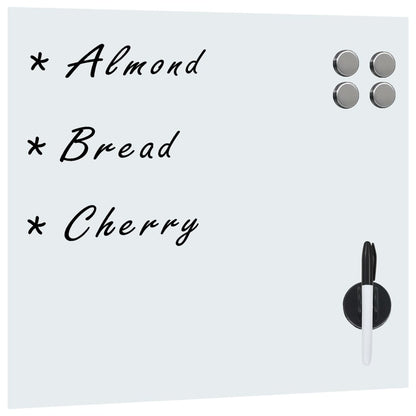 Magnetic board for the wall 60x60 cm glass