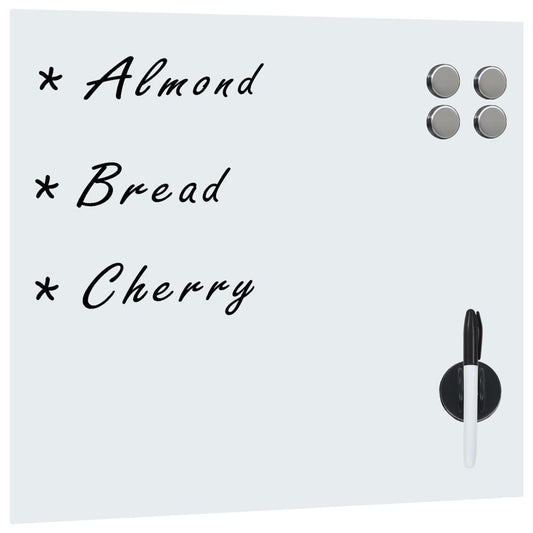 Magnetic board for the wall 60x60 cm glass