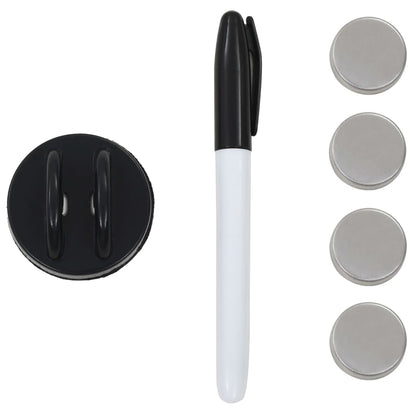 Magnetic board wall mounting 120x60 cm glass