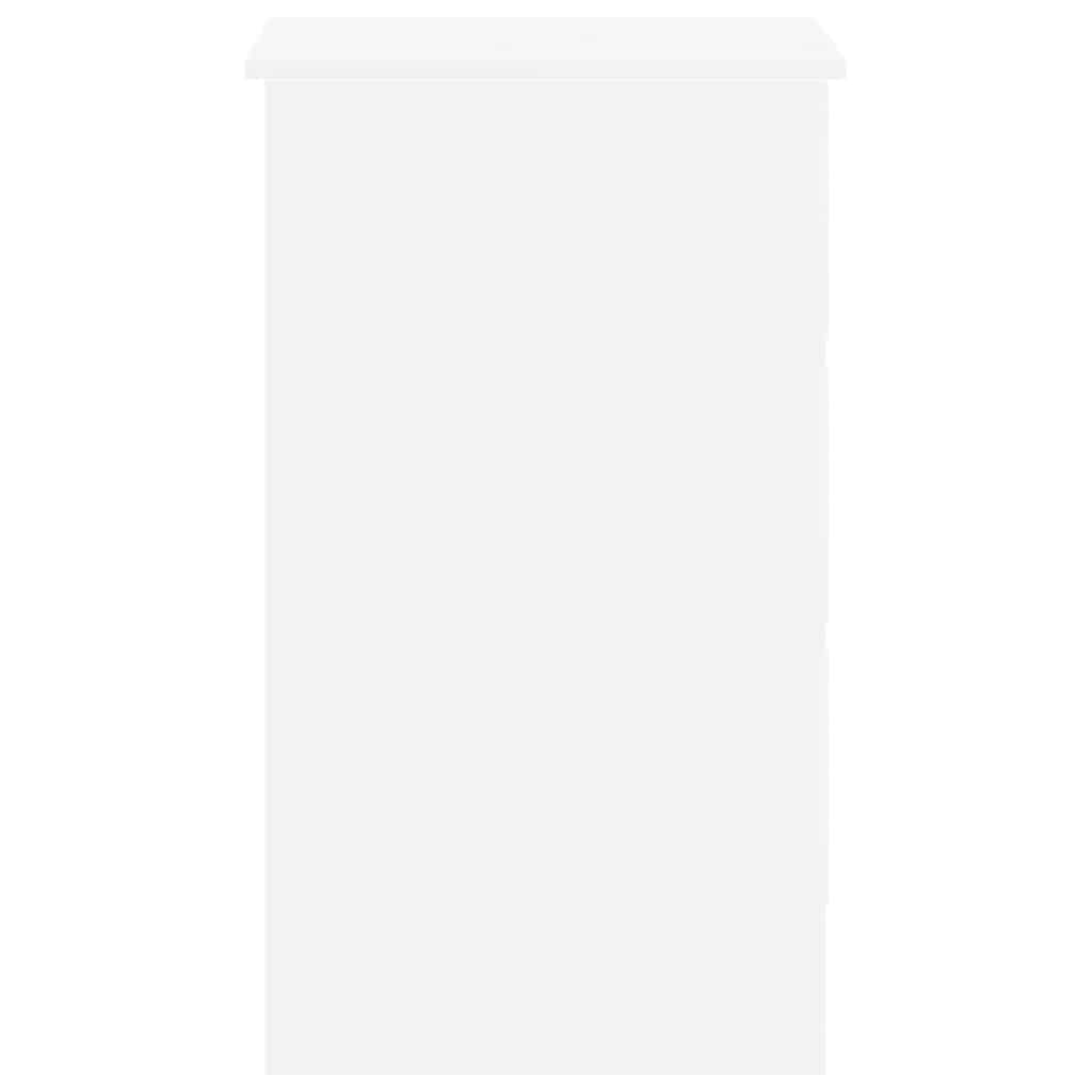 Desk 90x45x76 cm chipboard white