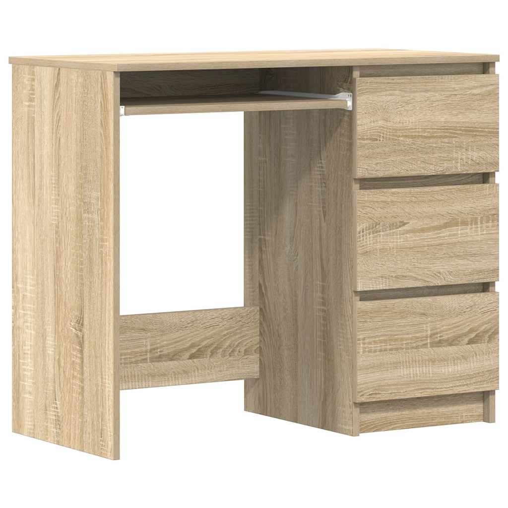 Desk 90x45x76 cm chipboard sonoma oak color