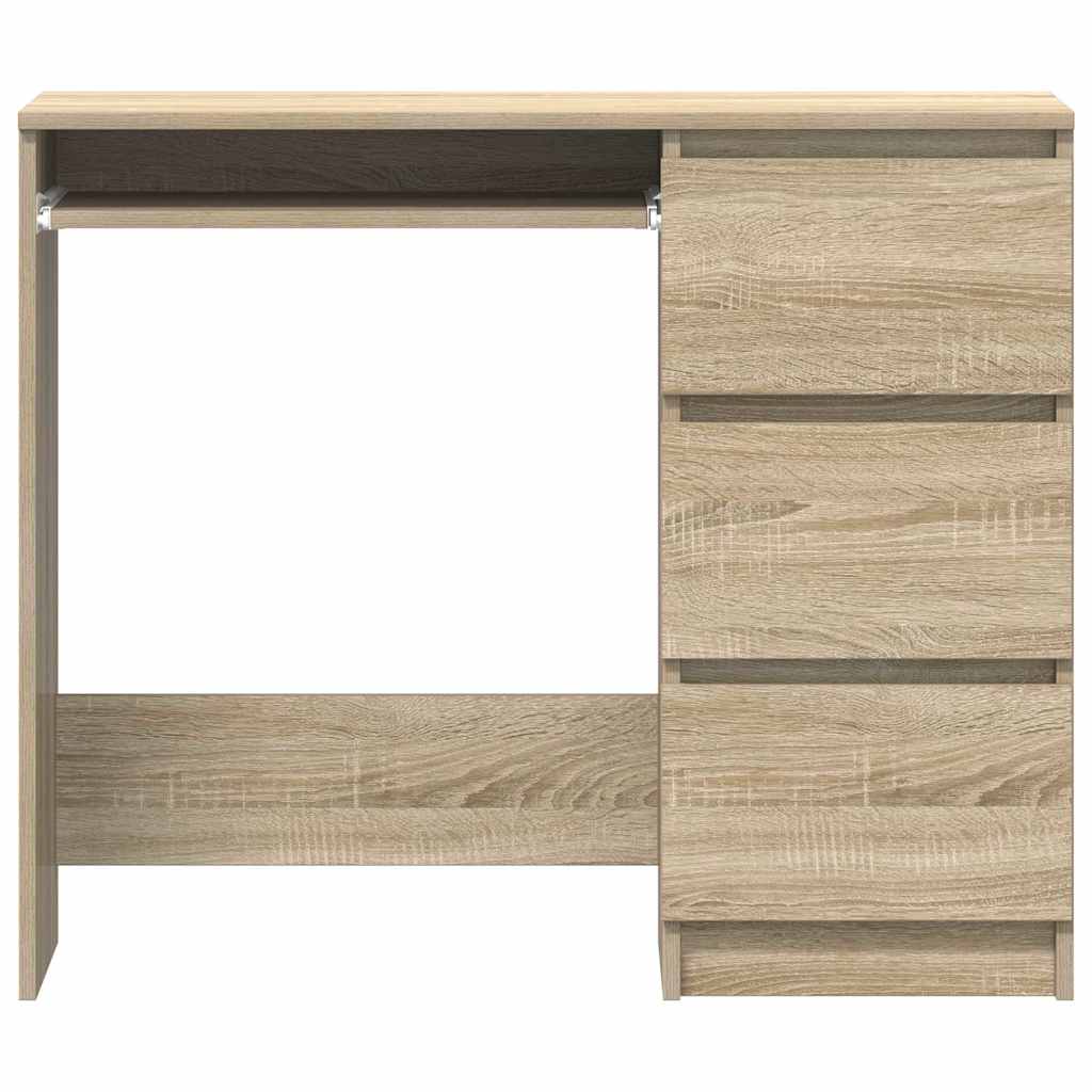 Desk 90x45x76 cm chipboard sonoma oak color