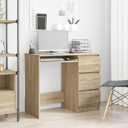 Desk 90x45x76 cm chipboard sonoma oak color