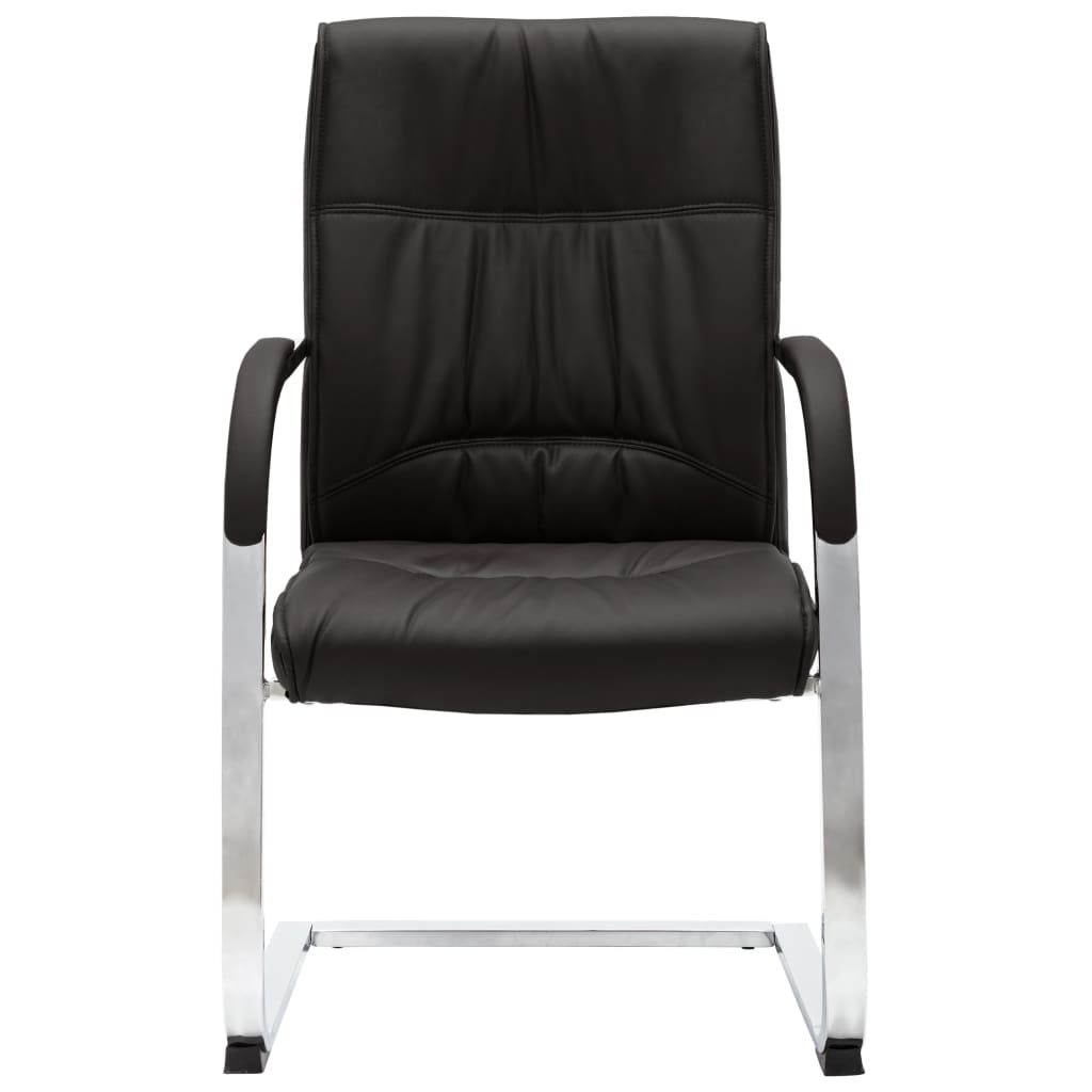 Office chair artificial leather black