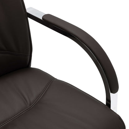 Office chair artificial leather black