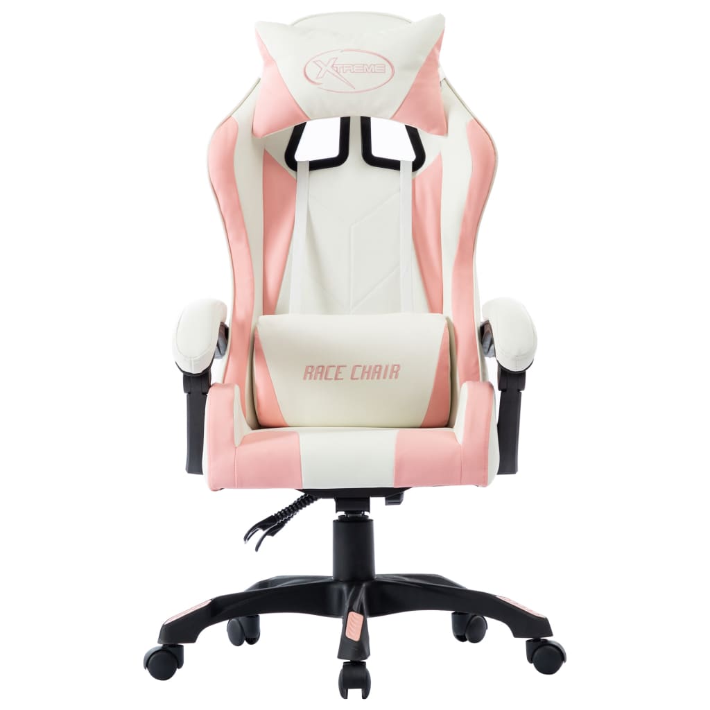 Racing seat artificial leather pink