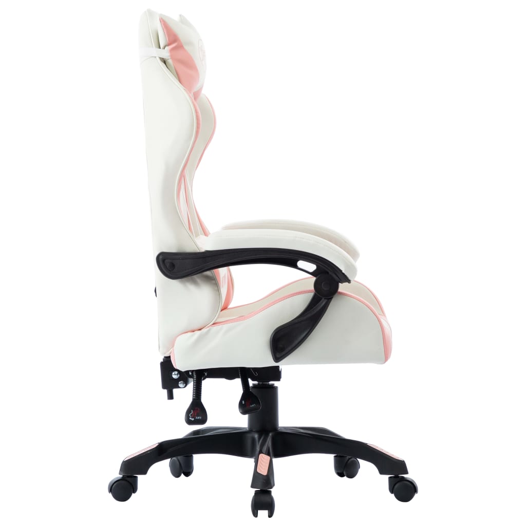 Racing seat artificial leather pink