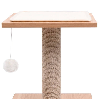 Cat scratching post with sisal scratching mat 62 cm