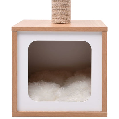 Cat scratching post with sisal scratching mat 62 cm
