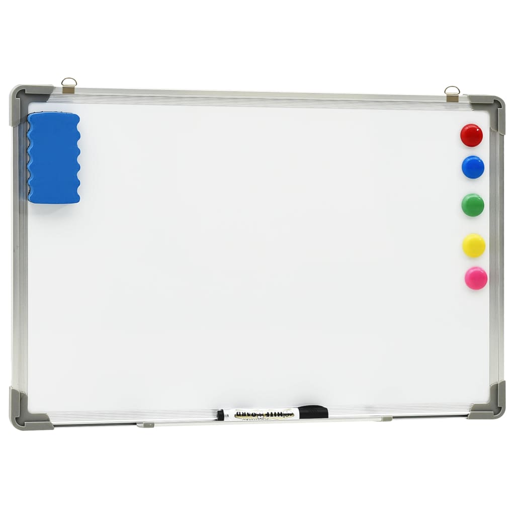 Whiteboard magnetic 60x40 cm steel white