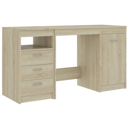 Desk 140x50x76 cm chipboard sonoma oak color