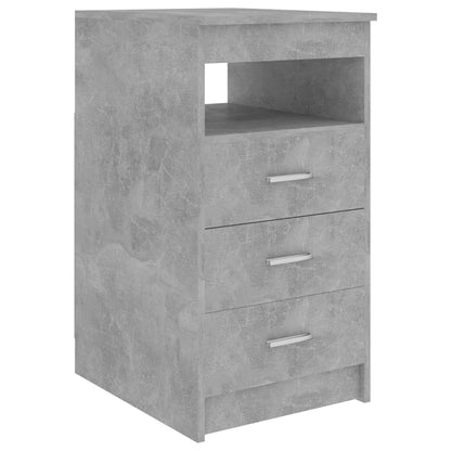 Bureau 140x50x76 cm bewerkt hout betongrijs