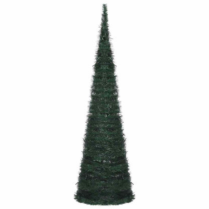 Kunstkerstboom met verlichting pop-up 150 cm groen